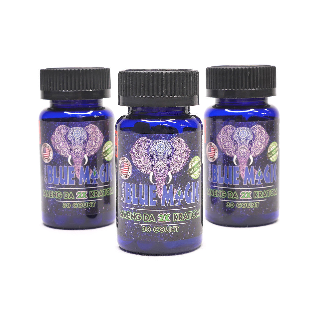 Blue Magic Maeng Da 2X Extract 120 Ct Capsules