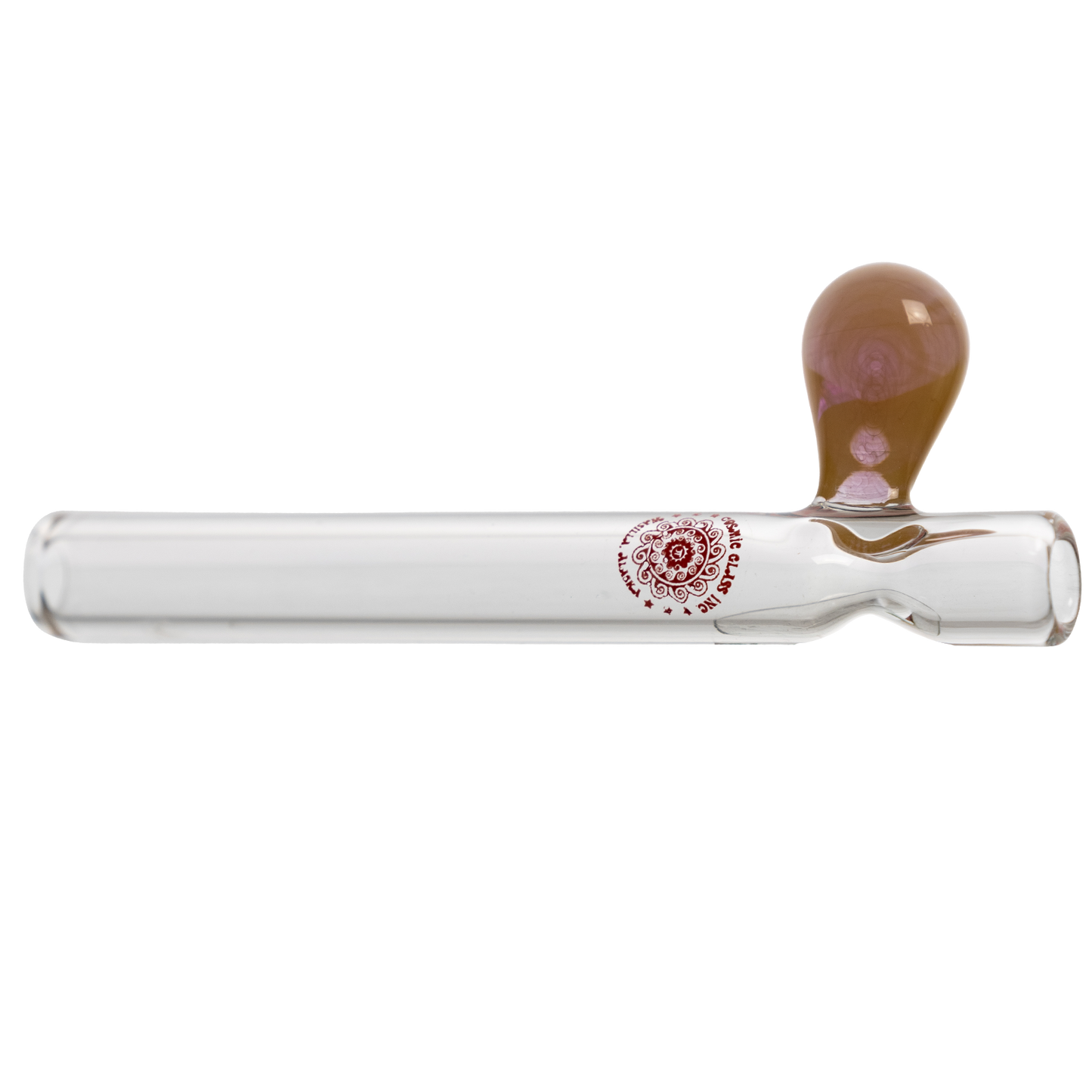 Clear Chillum W/ Fat Marble