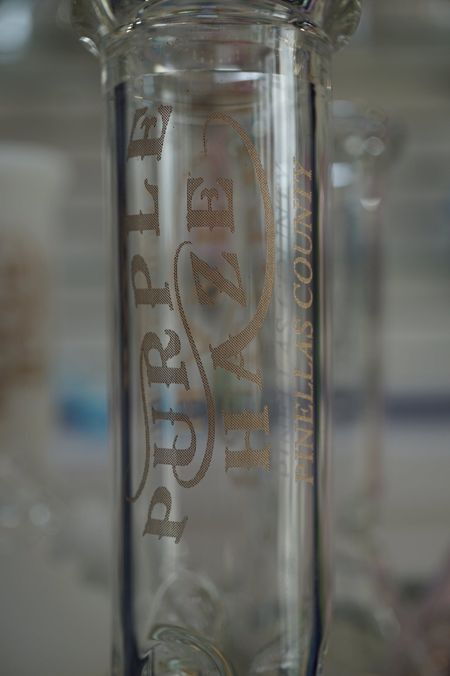 8" 38mm Full Clear CUSTOM ENGRAVING