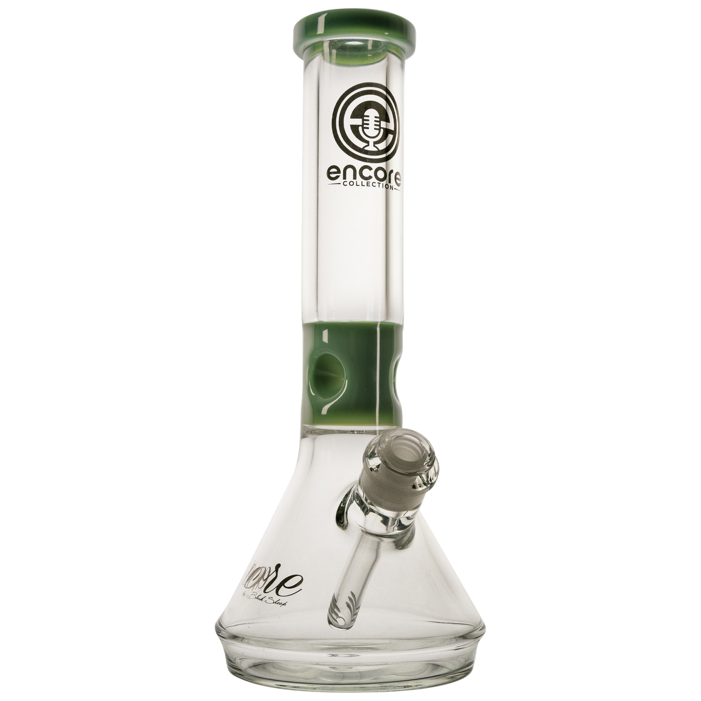 15" 7mm Color Lip & Ice Pinch w/ Lifted Beaker