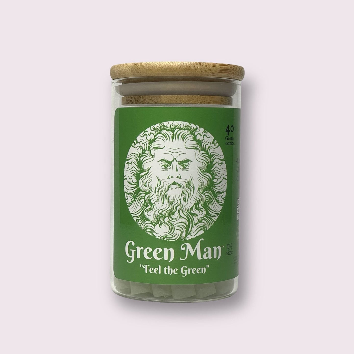 Greenman 1.25 Cones. 40ct Jar