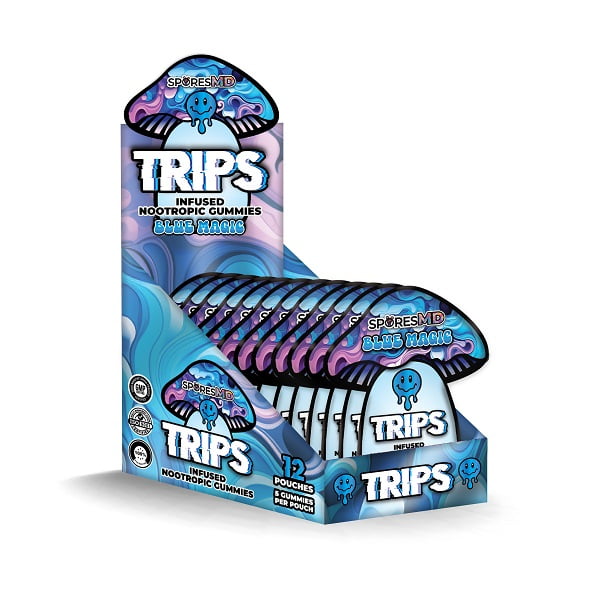TRIPS Nootropic Gummy 5ct Bags / 12ct POP Display