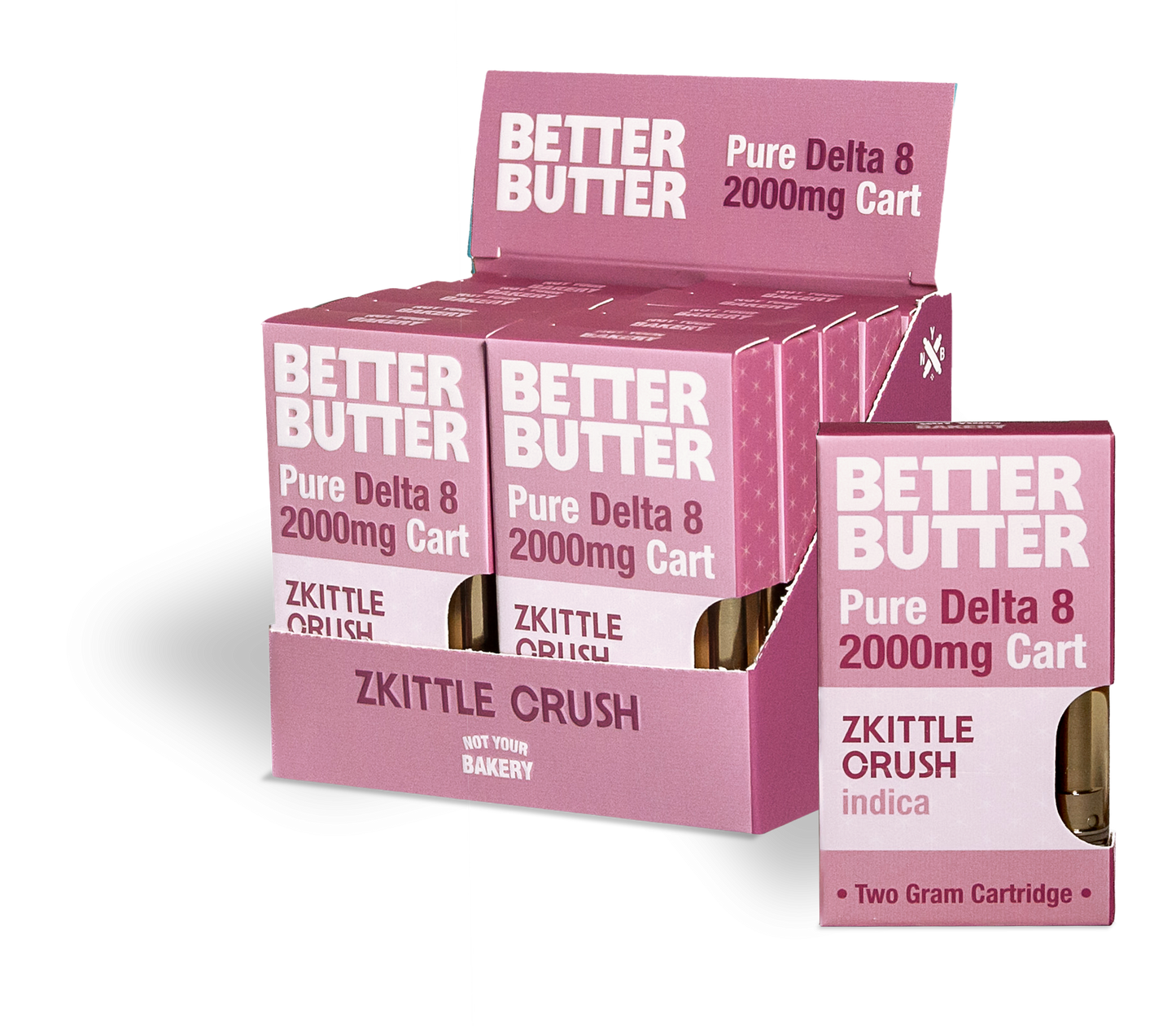 Better Butter D8 2ML Cartridge 10 Pack