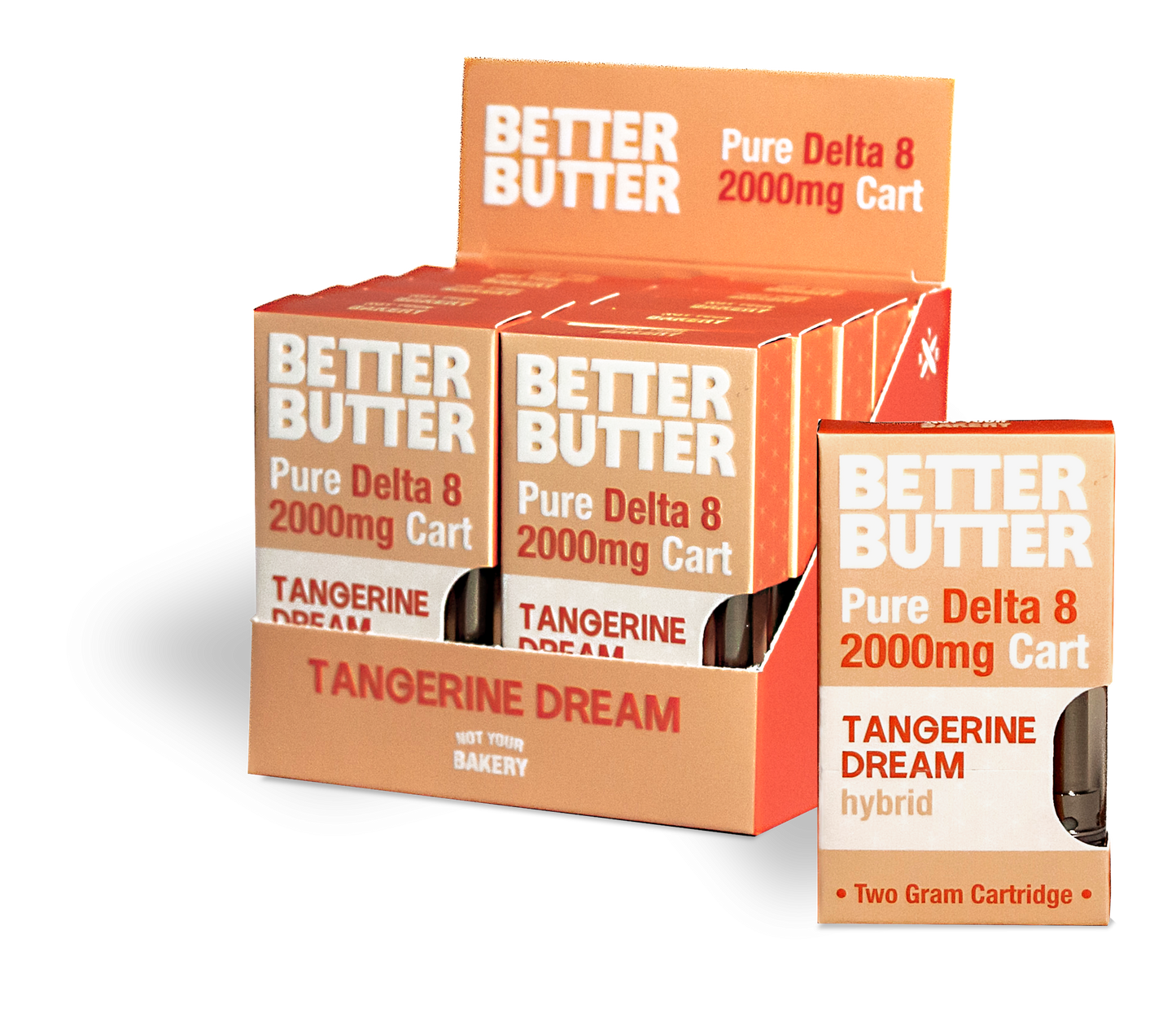 Better Butter D8 2ML Cartridge 10 Pack