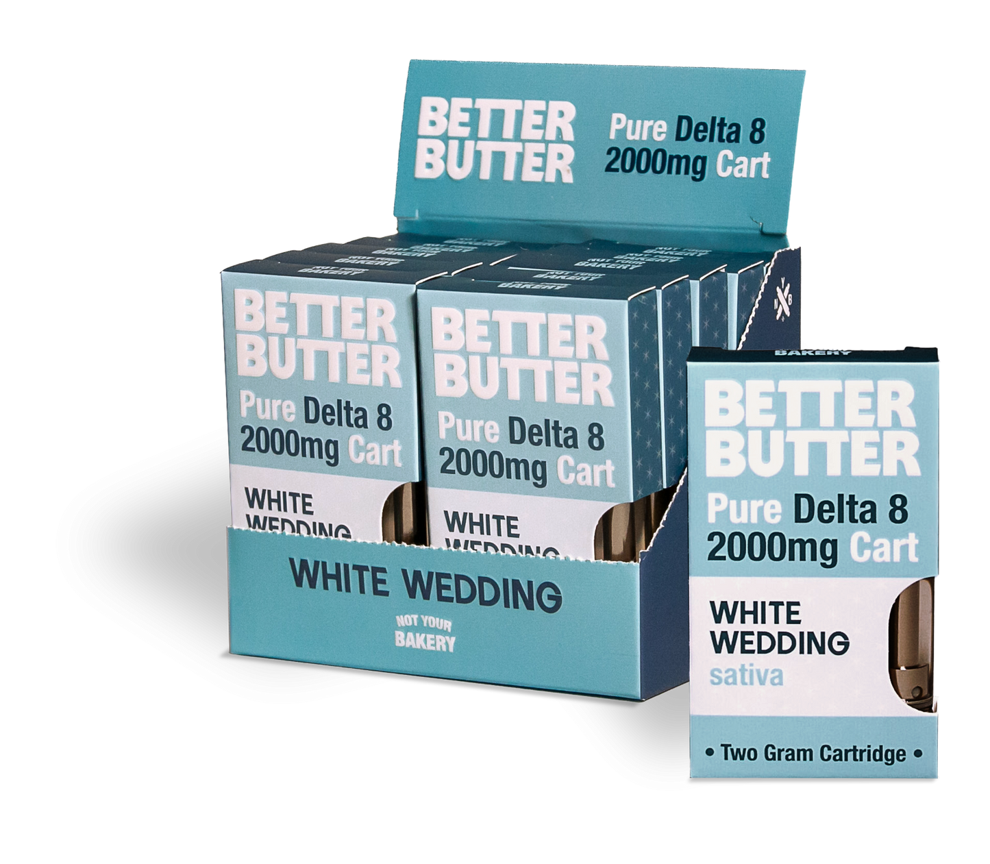 Better Butter D8 2ML Cartridge 10 Pack