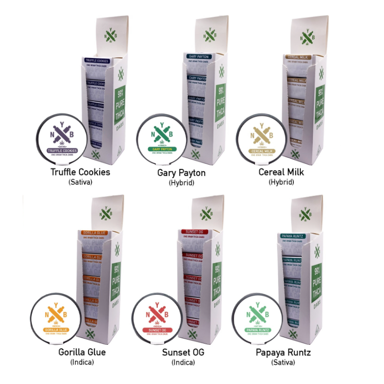 PURE 1g THCA Dabs 5pk