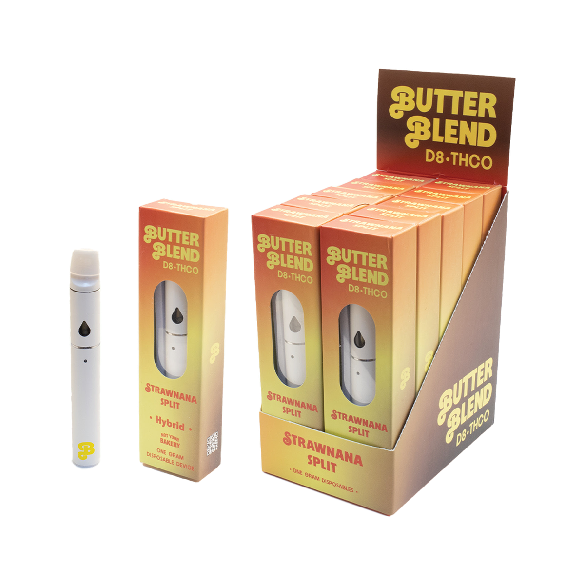 Butter Blend D8 & THCO Disposable 1000mg-10 Pack