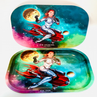Rolling Tray w/ Magnetic Lid Rectangular