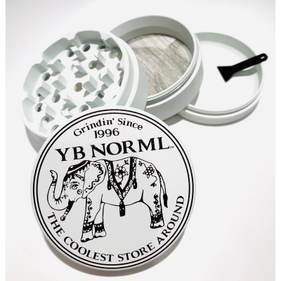 Metal SOFT TOUCH White Grinder 4 stage 63mm