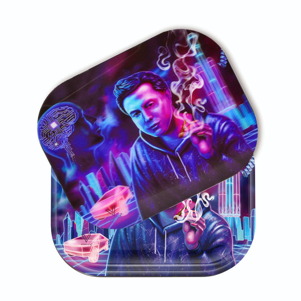 Roll N Go 3D: 1 Metal Tray and 1 3D Mag Slap-Small