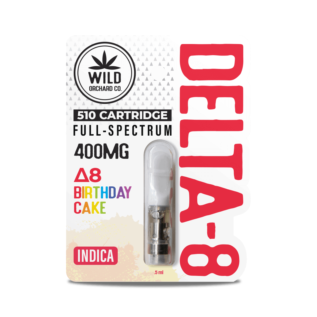 WILD ORCHARD DELTA 8 510 COMPATIBLE VAPE CARTRIDGES 400 mg