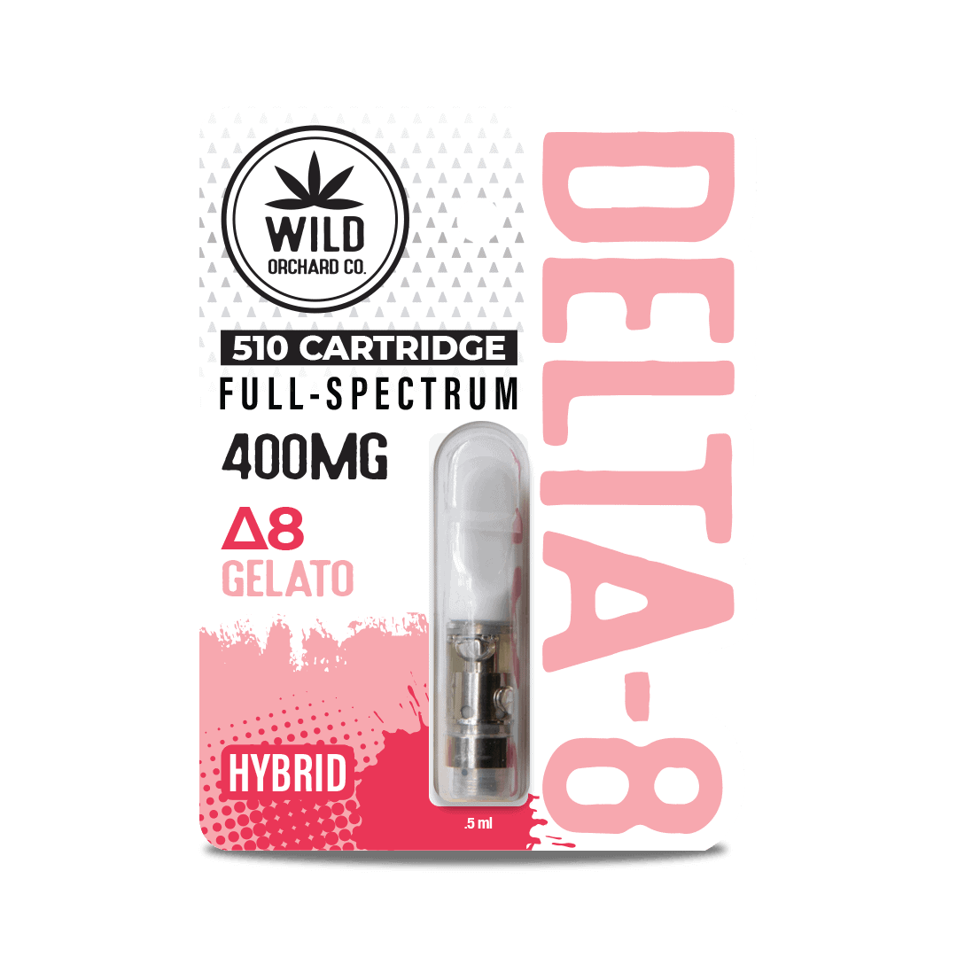 WILD ORCHARD DELTA 8 510 COMPATIBLE VAPE CARTRIDGES 400 mg