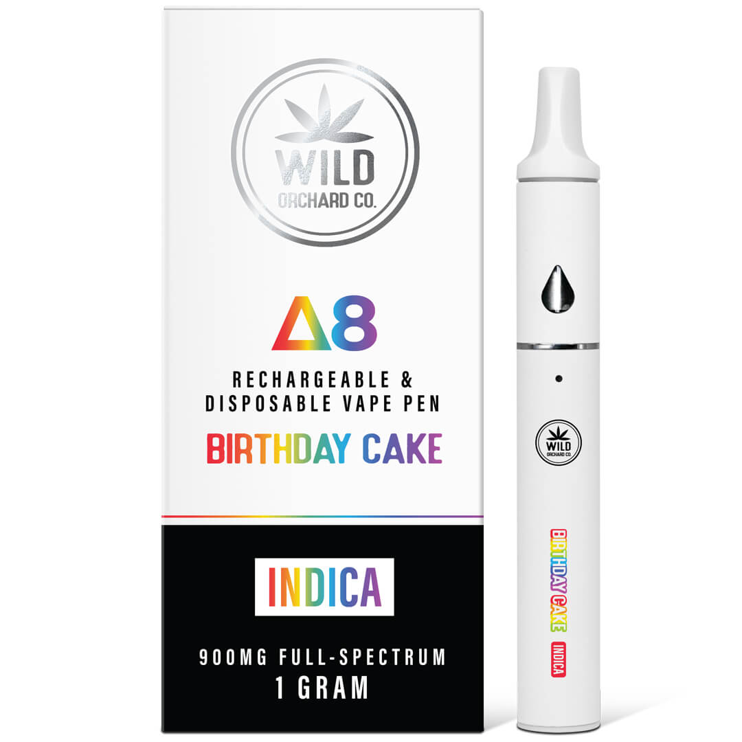WILD ORCHARD DELTA 8 RECHARGEABLE VAPE PENS 250 mg