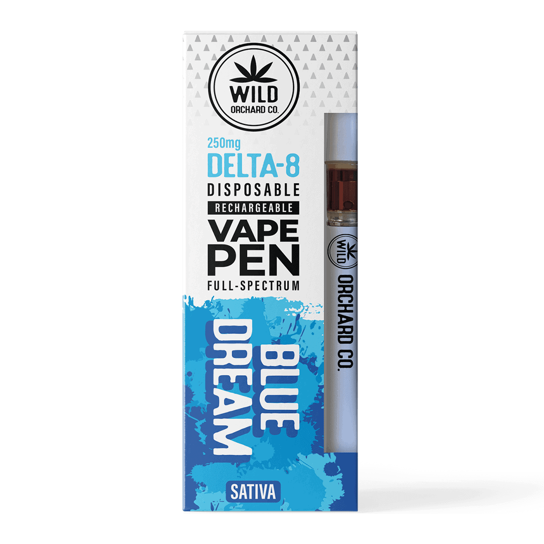 WILD ORCHARD DELTA 8 RECHARGEABLE VAPE PENS 250 mg