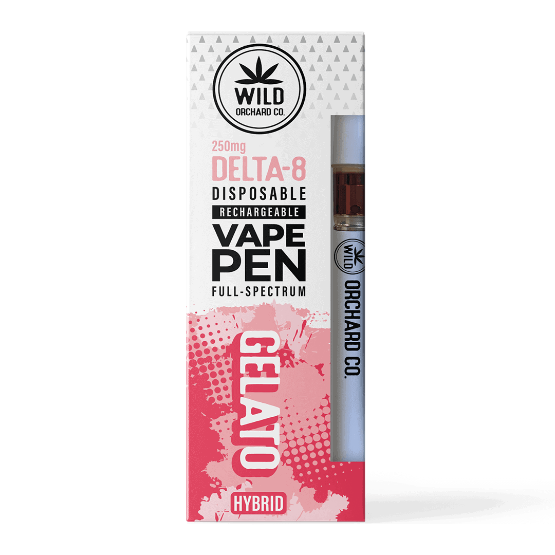 WILD ORCHARD DELTA 8 RECHARGEABLE VAPE PENS 250 mg