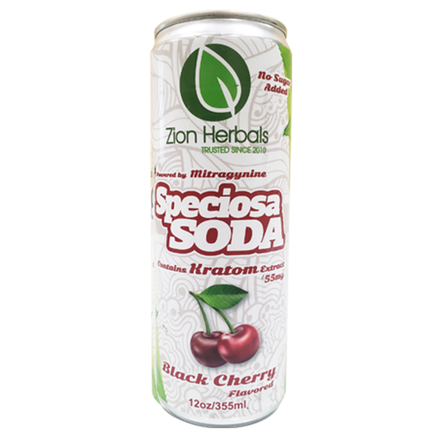12oz Specious Soda Black Cherry -Case of 24