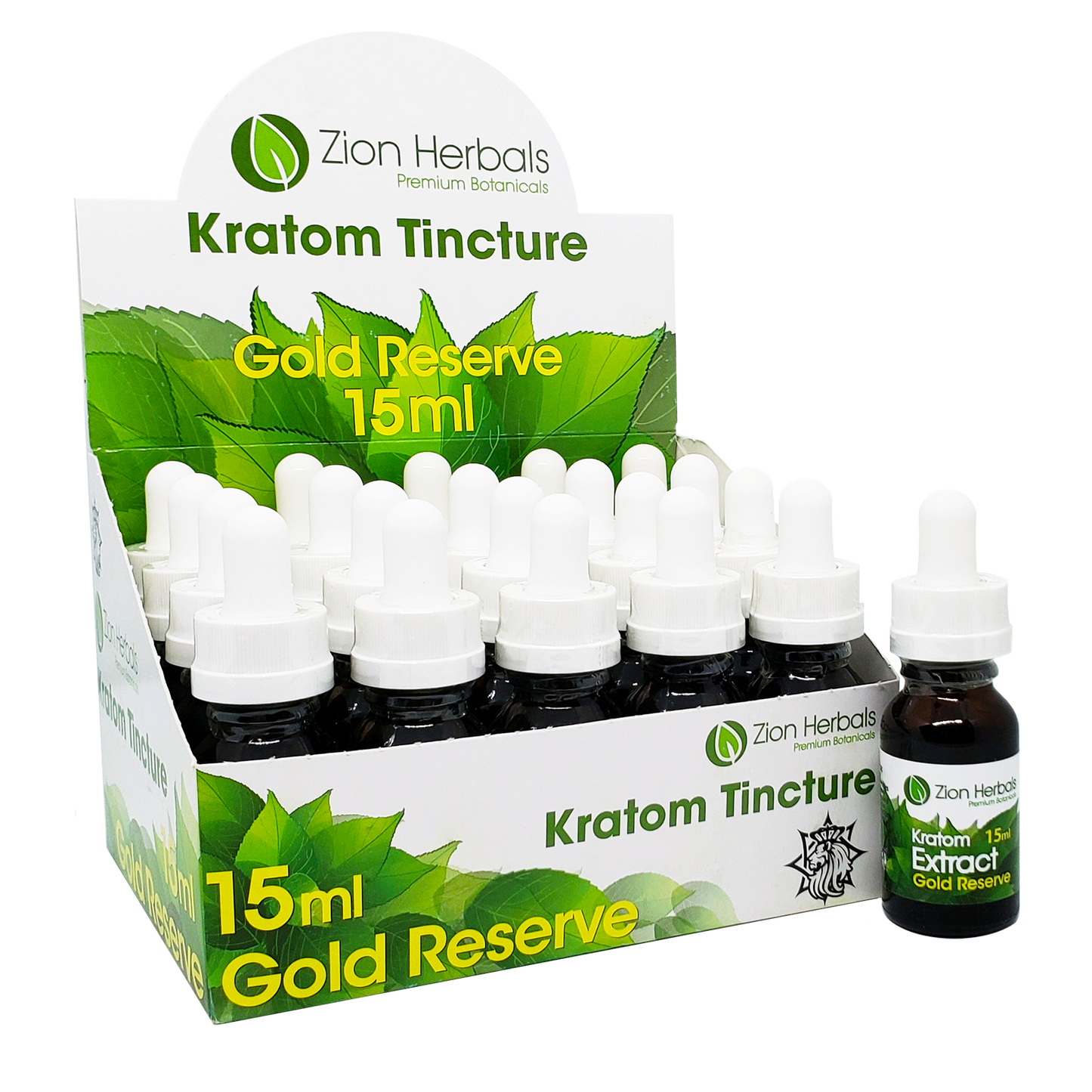 Zion Herbals 15ml Gold Reserve Extract Liquid -Box of 20