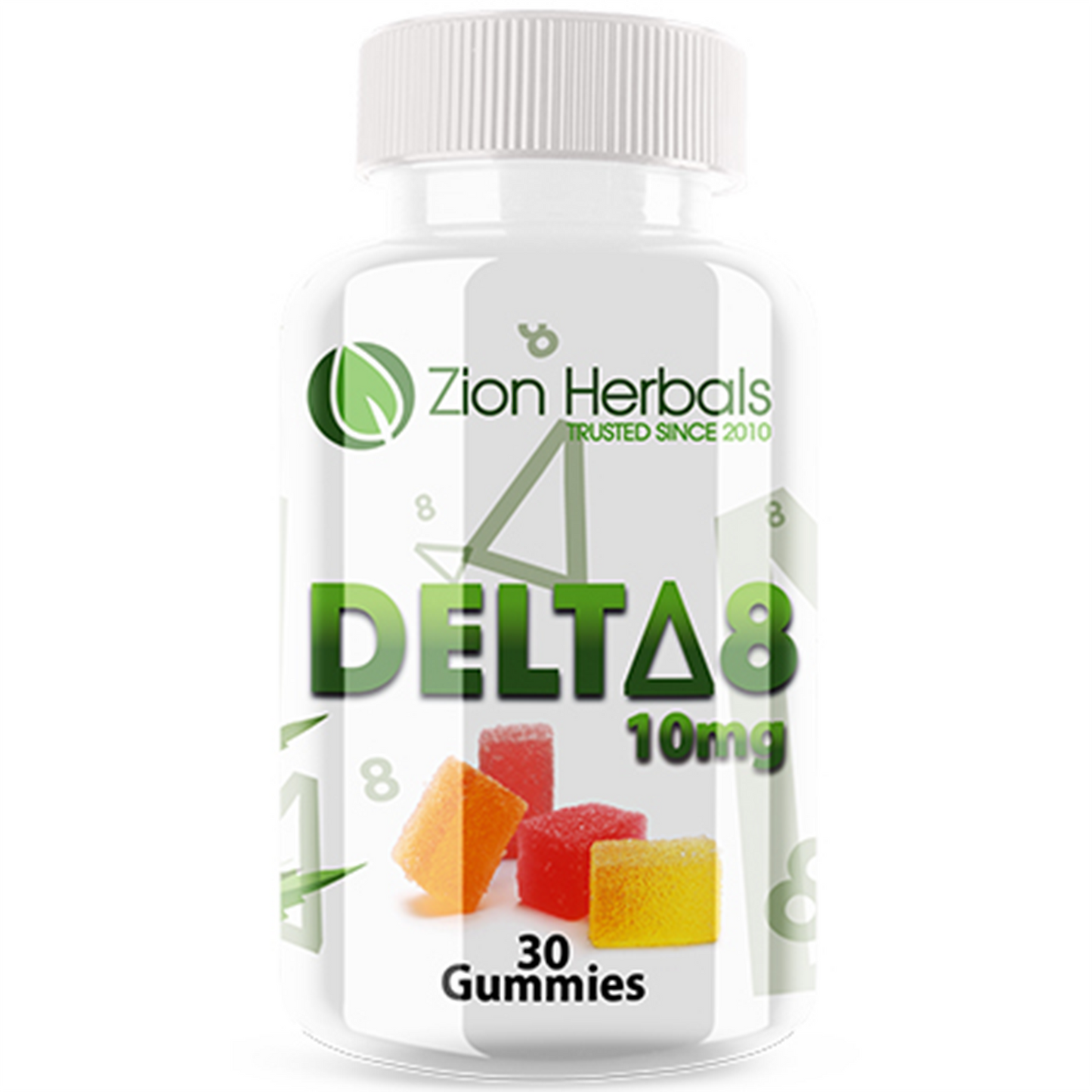 Zion Herbals Delta 8 Gummies 10mg Each
