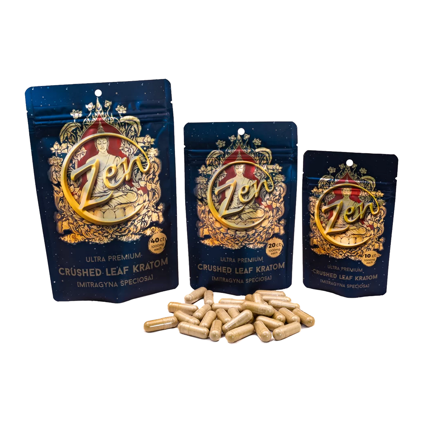 Zen Ultra Premium Crushed Leaf Zen Blend Capsules