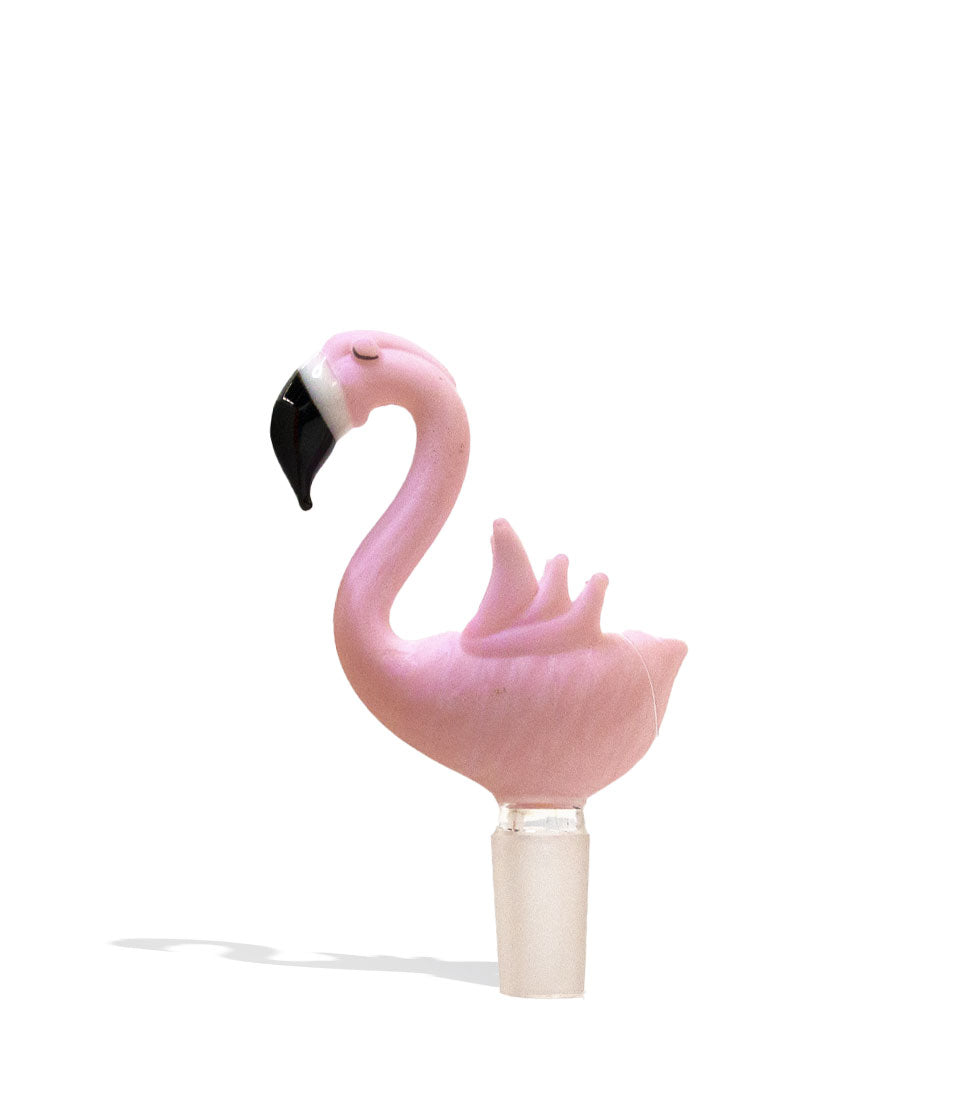 Empire Glassworks Pink Flamingo 14mm Bowl on white background