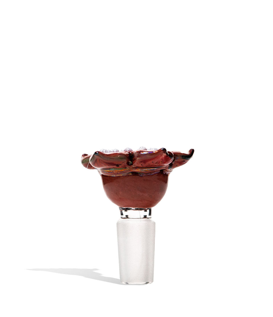 Empire Glassworks Stranger Flower 14mm Bowl on white background