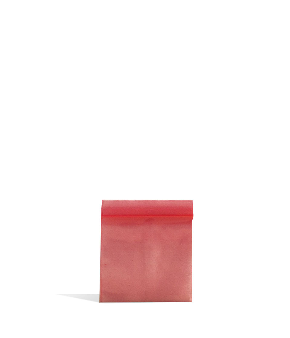 GV Glass Distro Pink 38mm x 38mm Reusable Baggies Front View on White Background