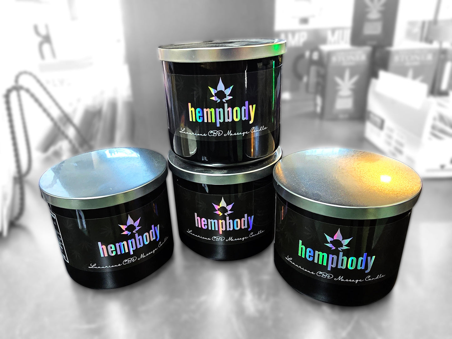 HEMPBODY 500mg Massage Candle CBD