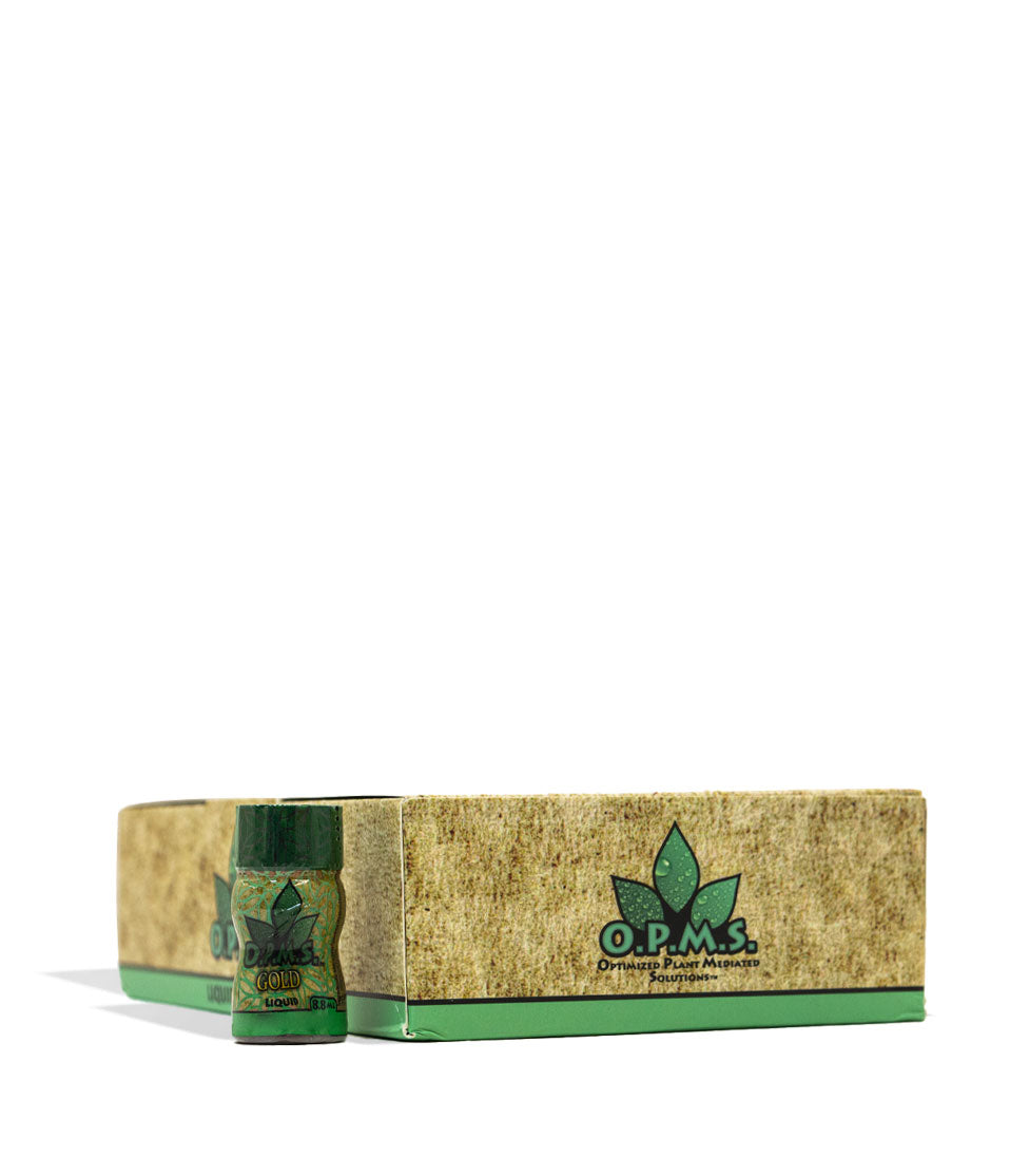 OPMS Gold Liquid 8ml Supplement Shot 45pk Front View on White Background