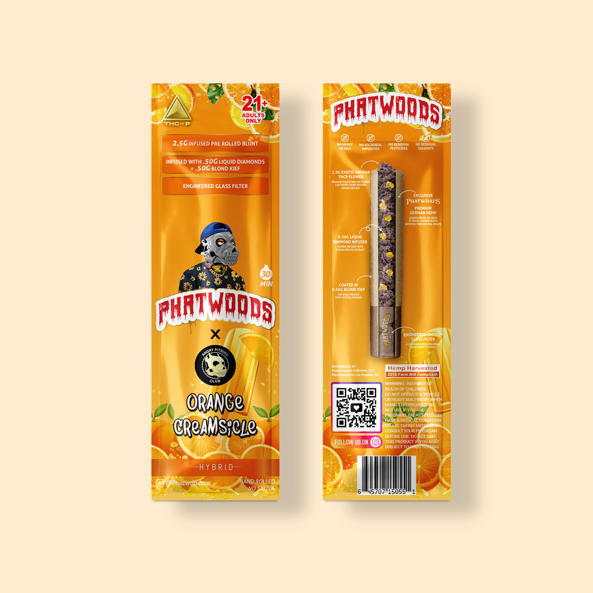 PHATWOODS 3.5Gram THC-P Infused PreRoll Cigars.