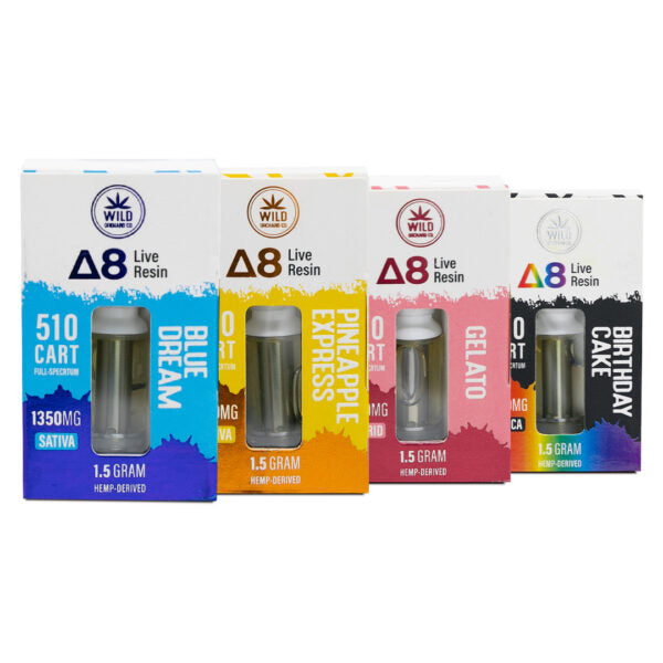 WILD ORCHARD DELTA 8 LIVE RESIN 510 CARTRIDGES 1.5 GRAMS