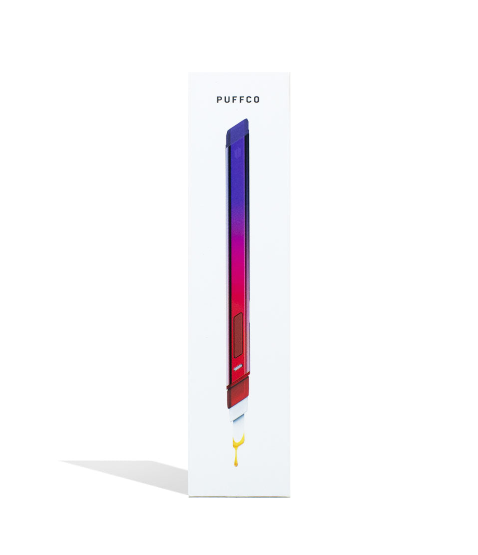 Puffco Limited Edition Horizon Red Hot Knife Packaging Front View on White Background