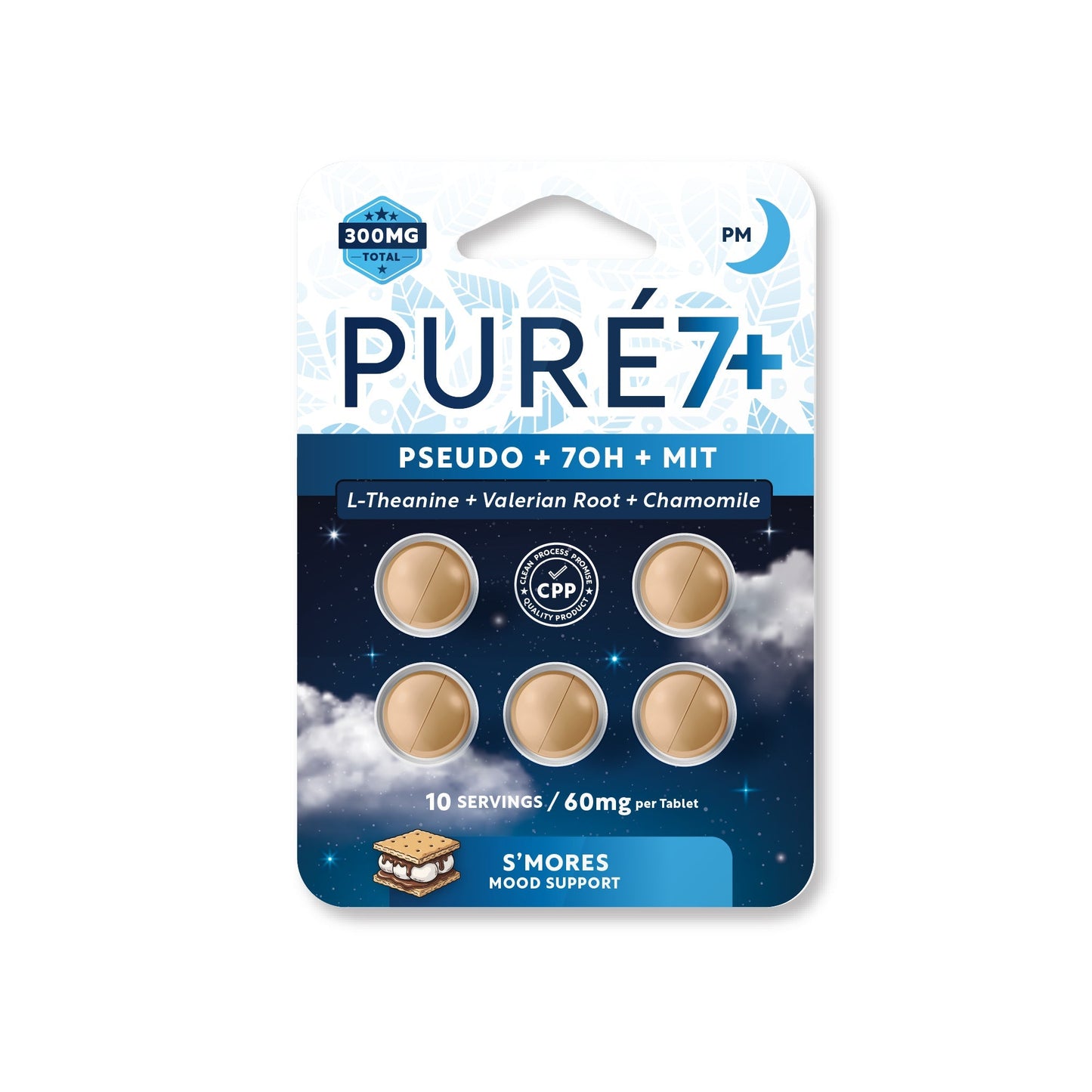 Pure 7 Kratom Blend Clamshells 60mg