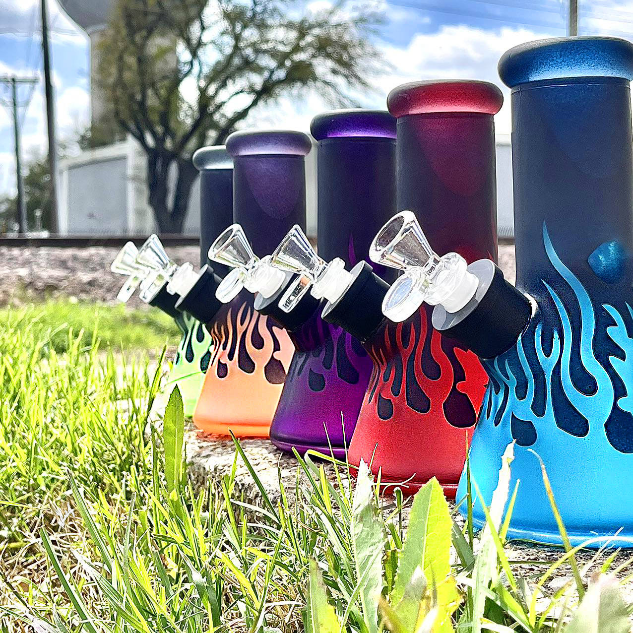 5 Pack 8" Fire Style