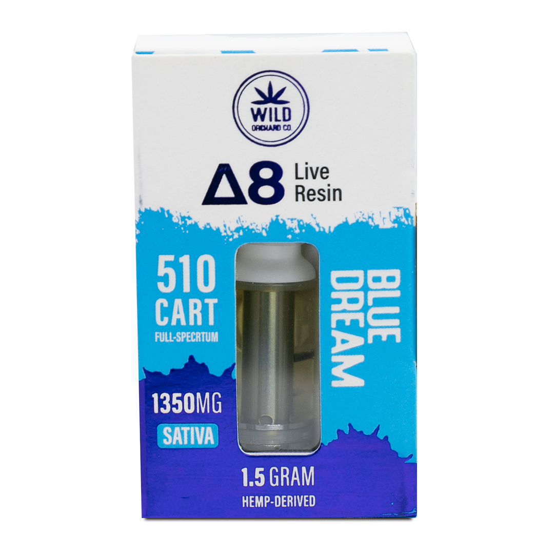 WILD ORCHARD DELTA 8 LIVE RESIN 510 CARTRIDGES 1.5 GRAMS