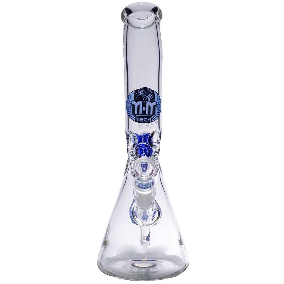 Waterpipe Lazy Beaker with Ice Pinch by M&M Tech - M&M Tech Glass