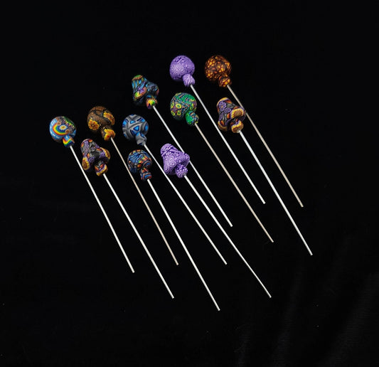 6" Fimo Mushroom Poker