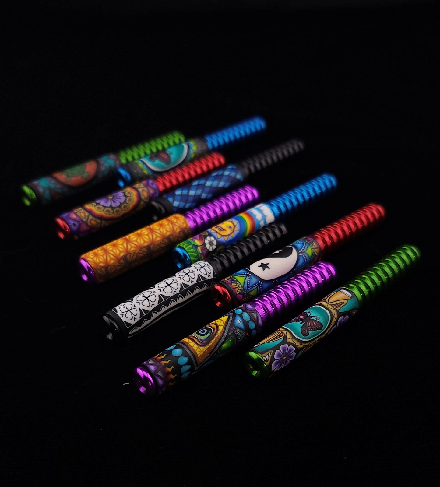 3" Fimo Anodized BAT