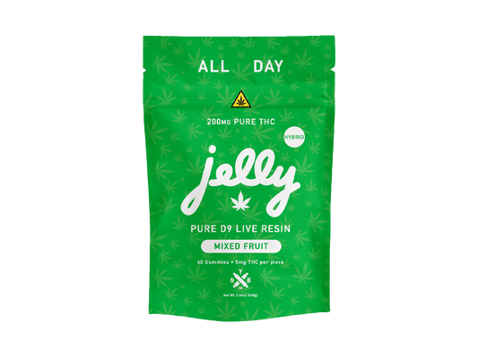 Jelly ALL DAY D9 200mg Gummy Bag