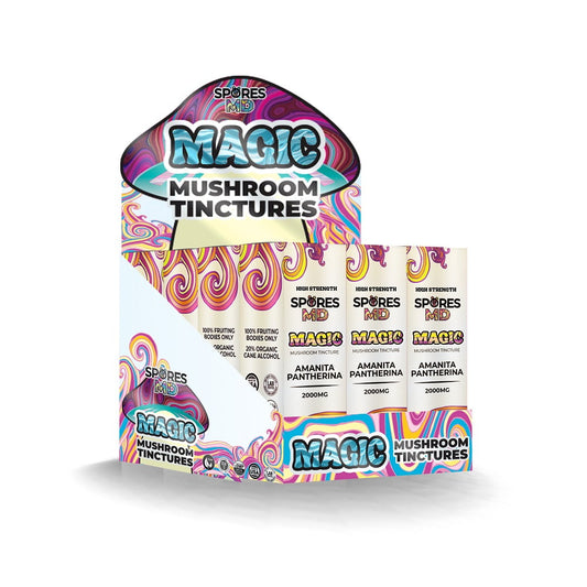 Amanita Pantherina Tinctures 12ct POP Display