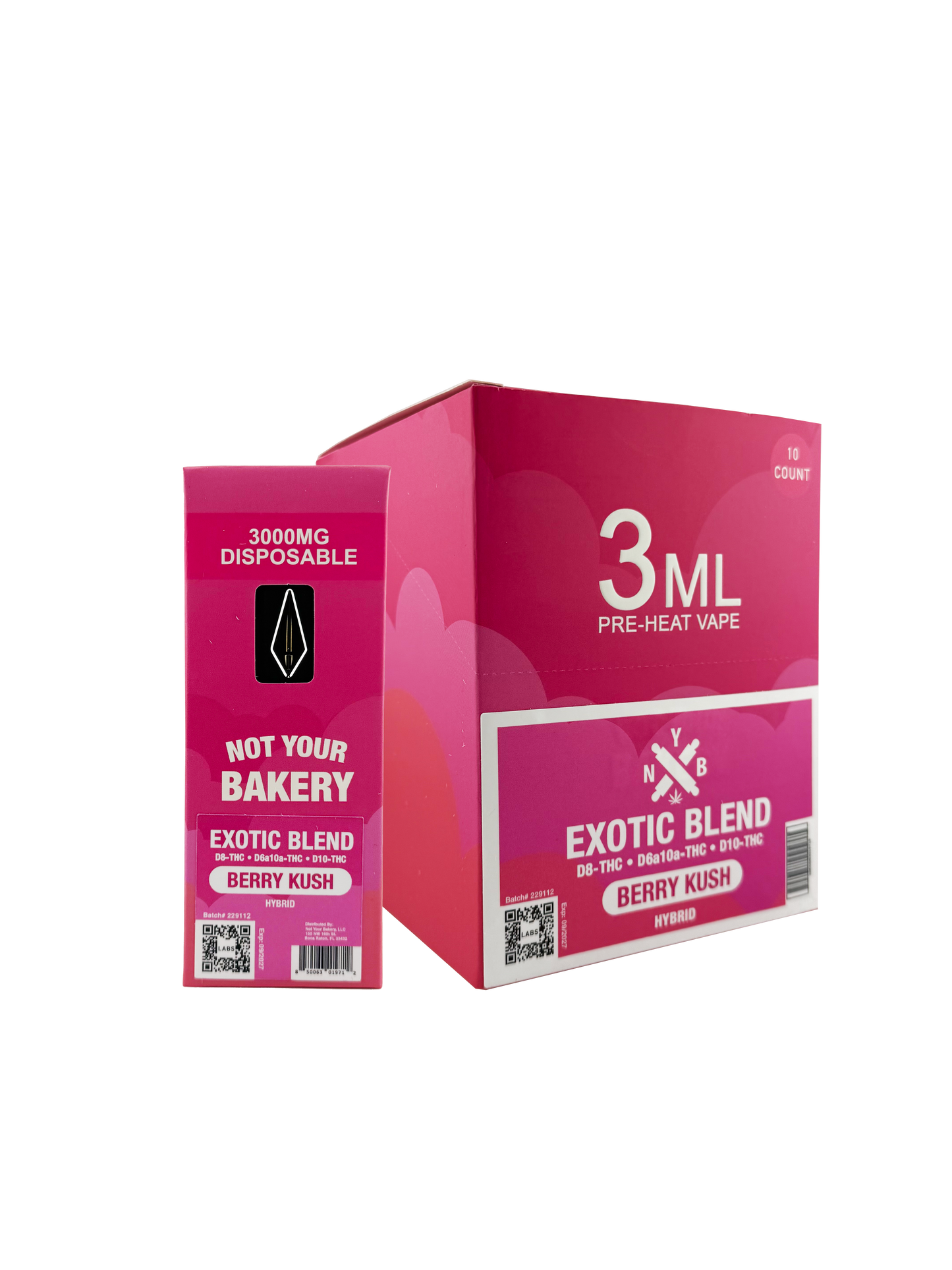 NYB 3ml Exotic Blend Disposable Vape