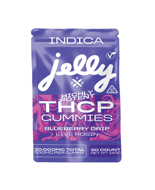 Jelly THCP Live Rosin Blend 10,000mg Gummy Bag