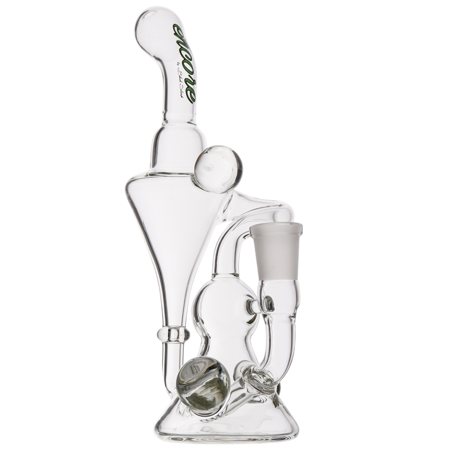 BLOWOUT! Clear Recycler With Clear Marbles