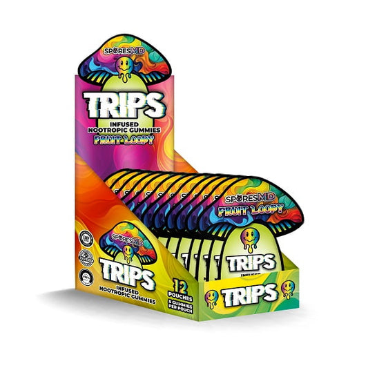 TRIPS Nootropic Gummy 5ct Bags / 12ct POP Display
