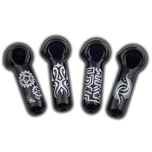 Jerika Black Tribal: Set of 4