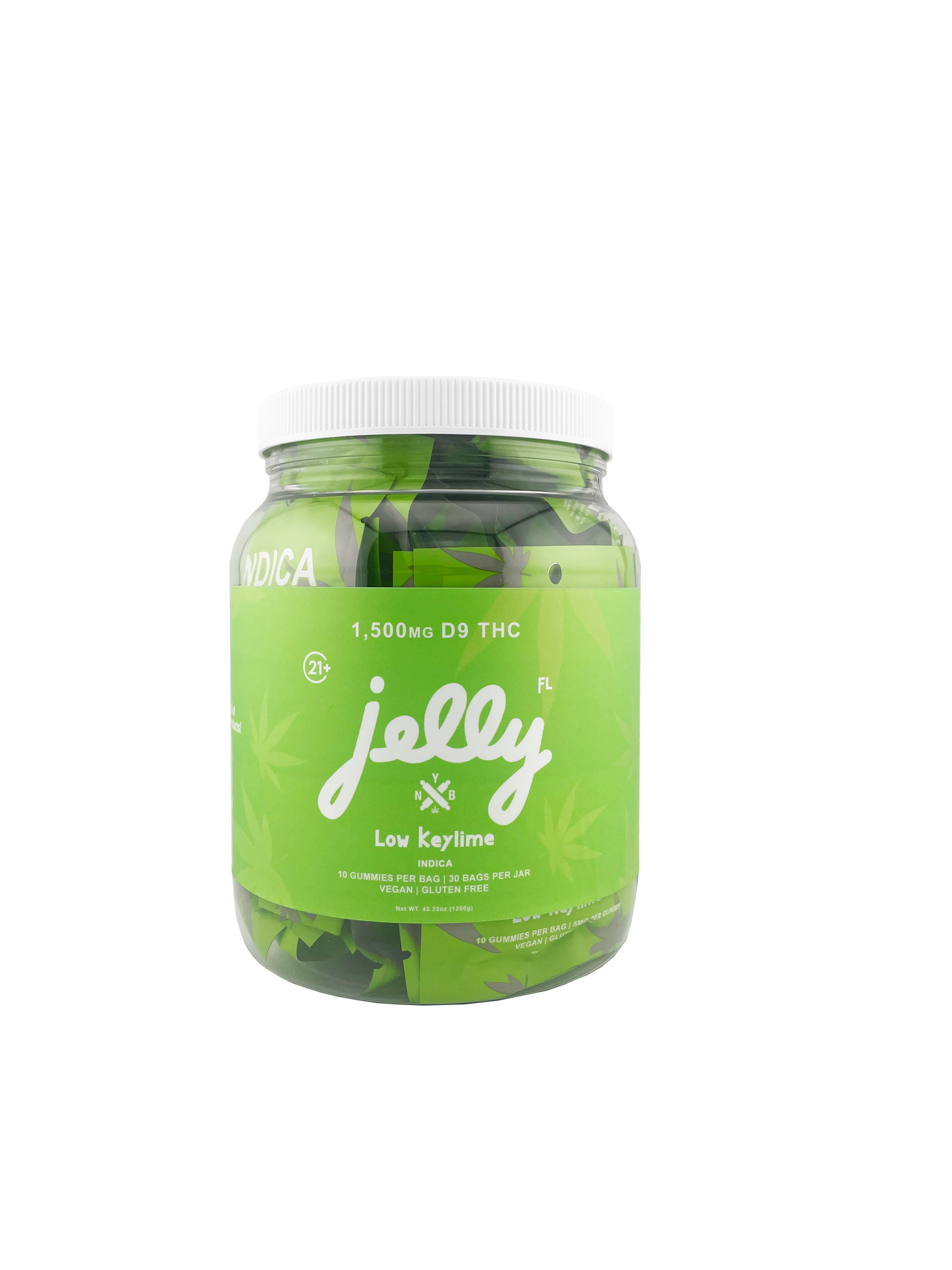 Jelly D9 FL 1,500mg Gummy To-Go Jar