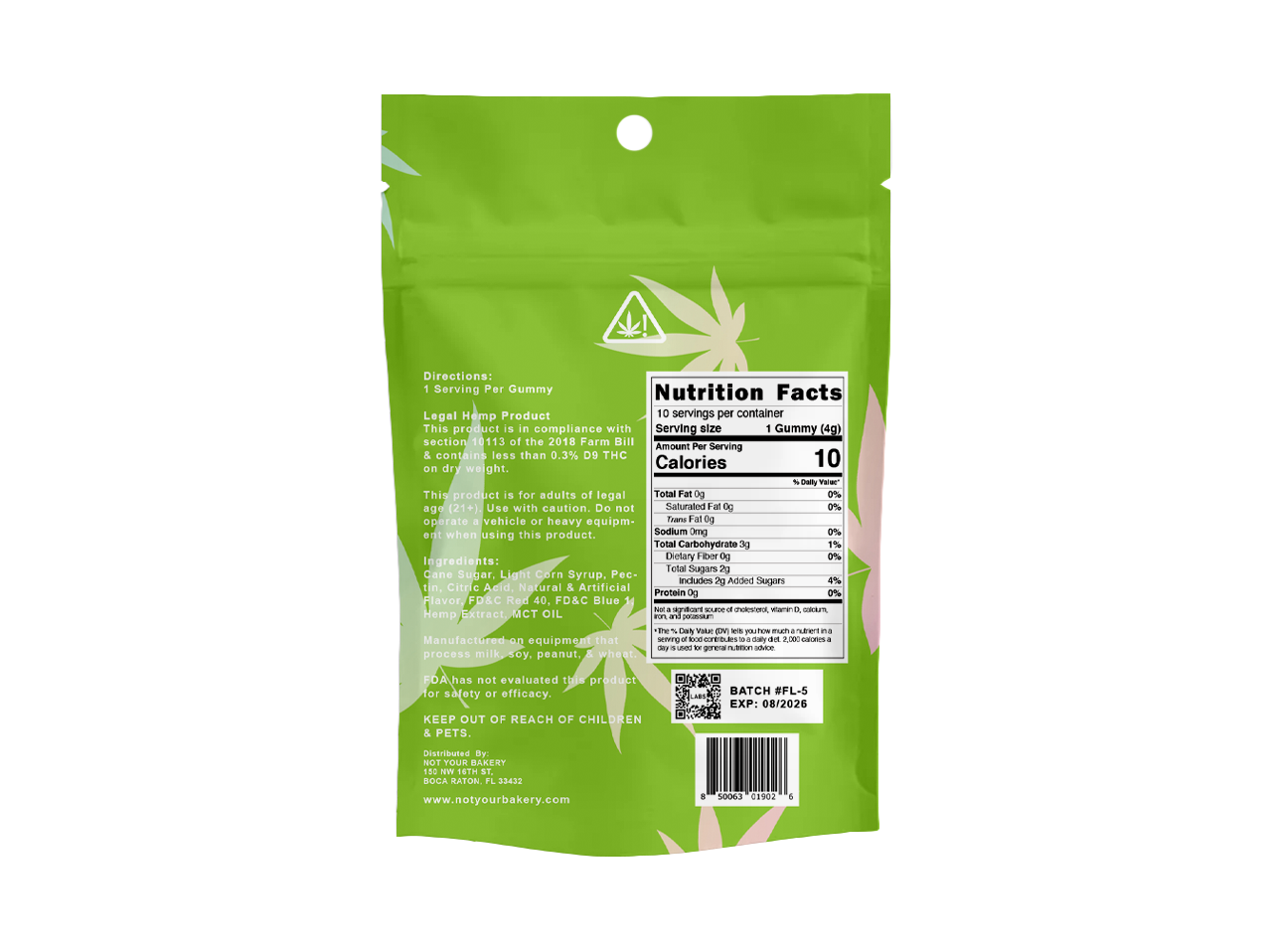 Jelly D9 FL 1,500mg Gummy To-Go Jar