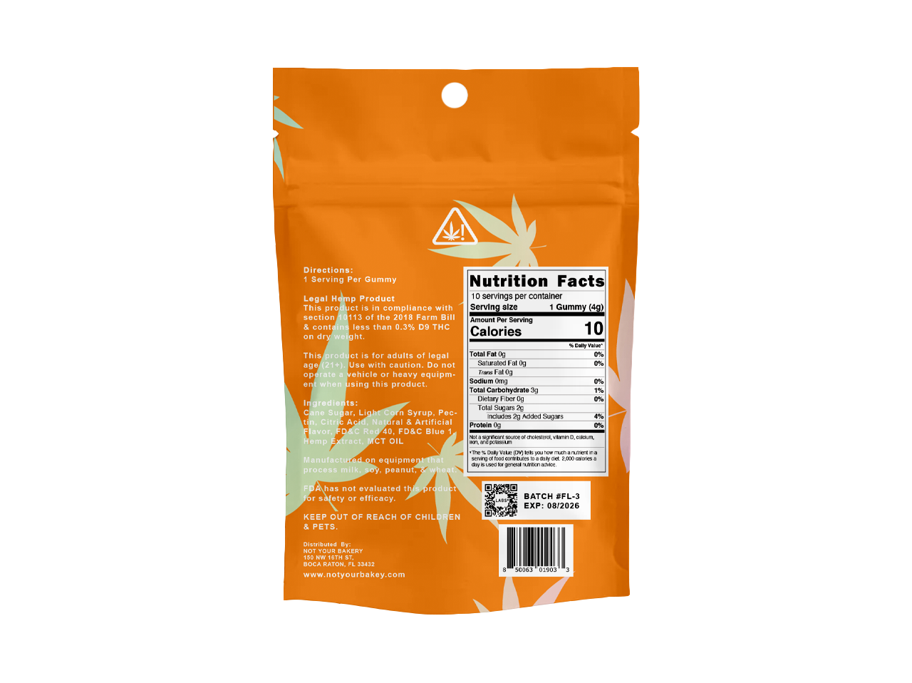 Jelly D9 FL 1,500mg Gummy To-Go Jar