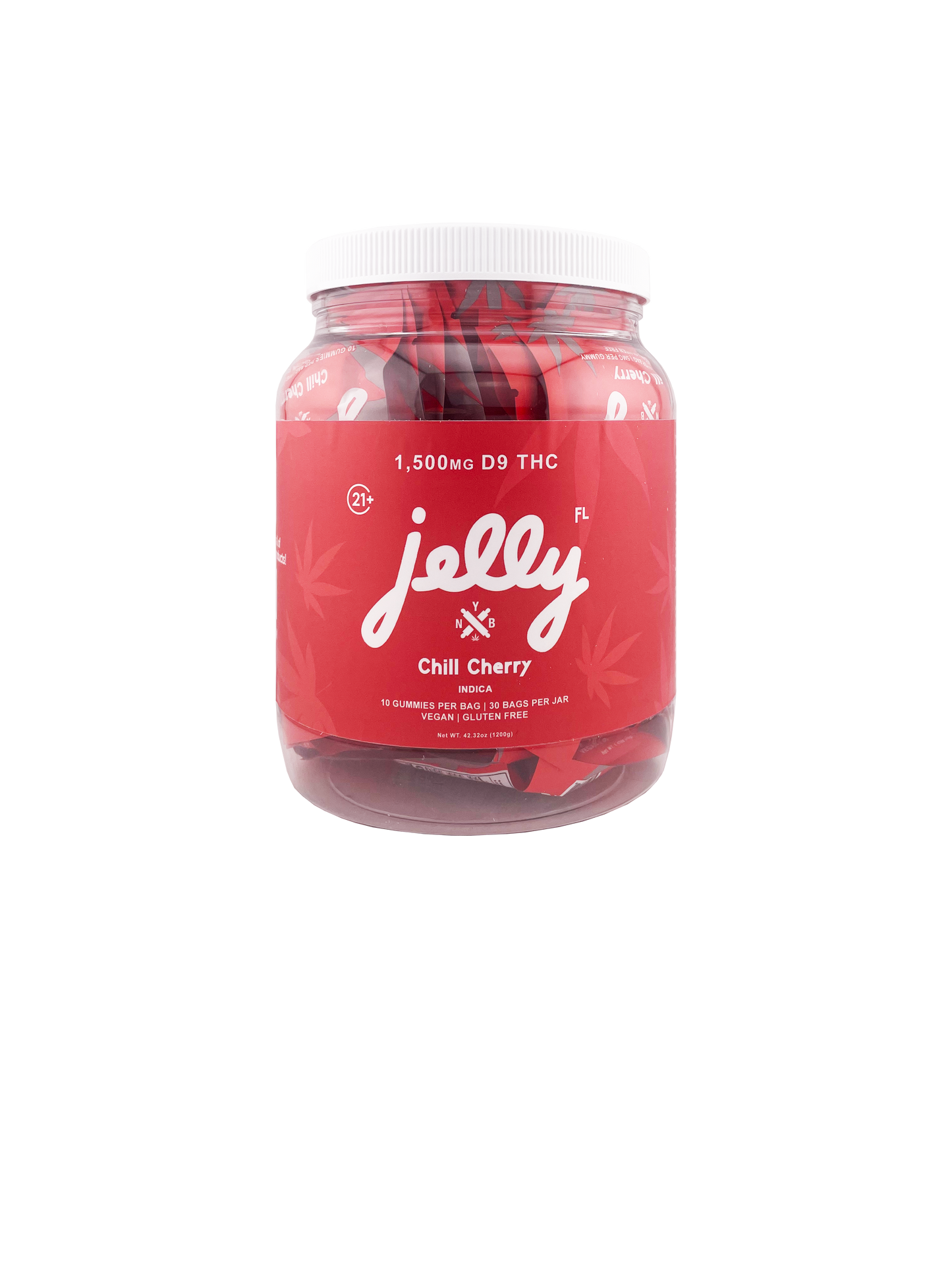 Jelly D9 FL 1,500mg Gummy To-Go Jar