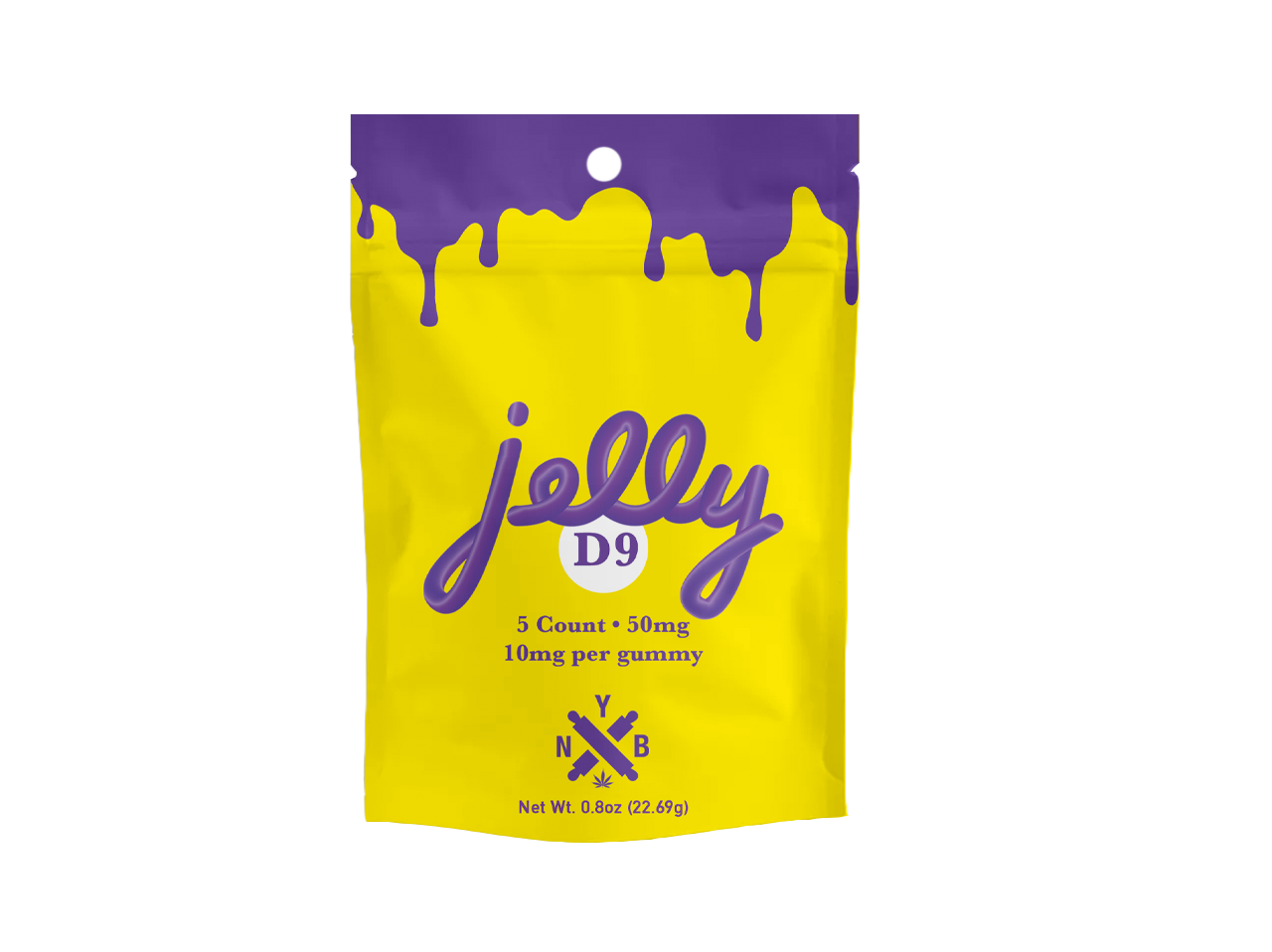 Jelly D9 1,500mg Gummy To-Go Jar