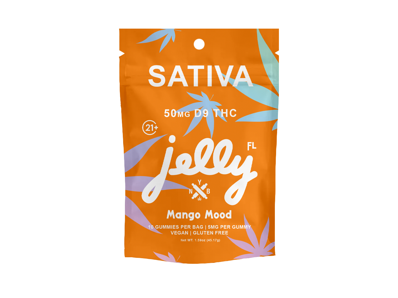 Jelly D9 FL 1,500mg Gummy To-Go Jar
